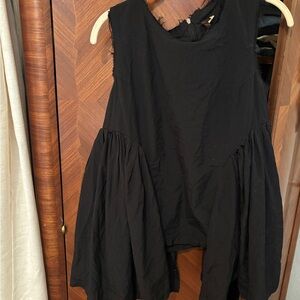 Comme des Garcons Black Flowy Blouse